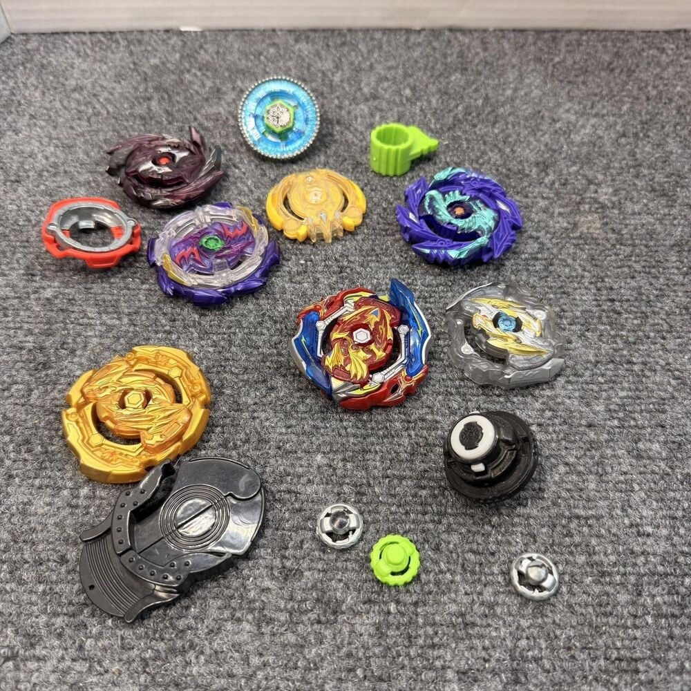Hasbro Beyblade Burst Tops Parts Mixed Lot Spin Battle Toy Set Pieces Kids